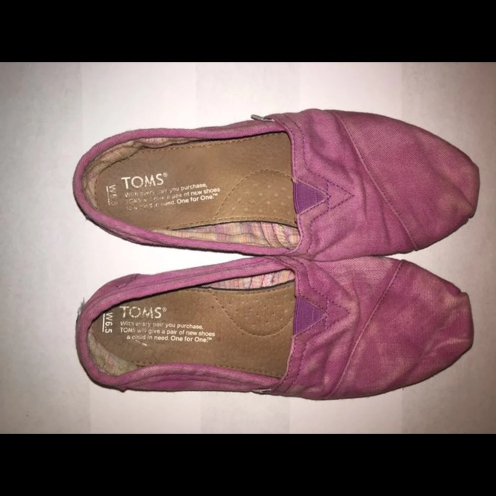 Purple Bleached Toms 6.5